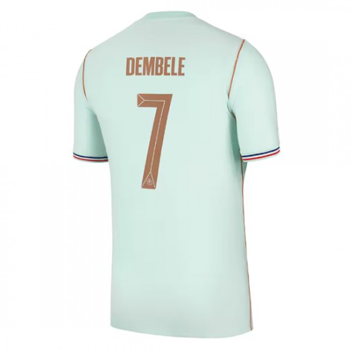 Stroje piłkarskie Francja Ousmane Dembele #7 Koszulka Wyjazdowej MŚ 2026 Krótki Rękaw